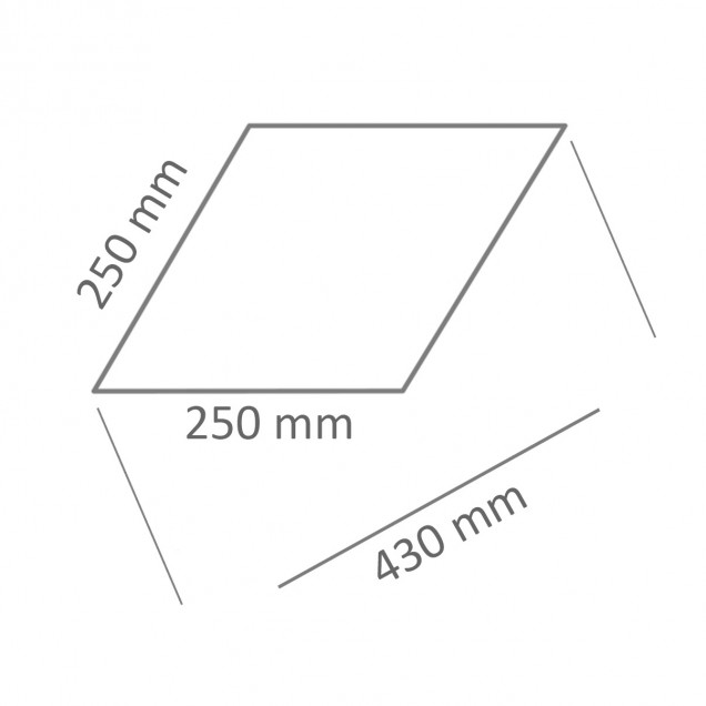 Co+fe ウッドボード Panouri decorative 3D din lemn de stejar Caro Flat | XTDeco.ro